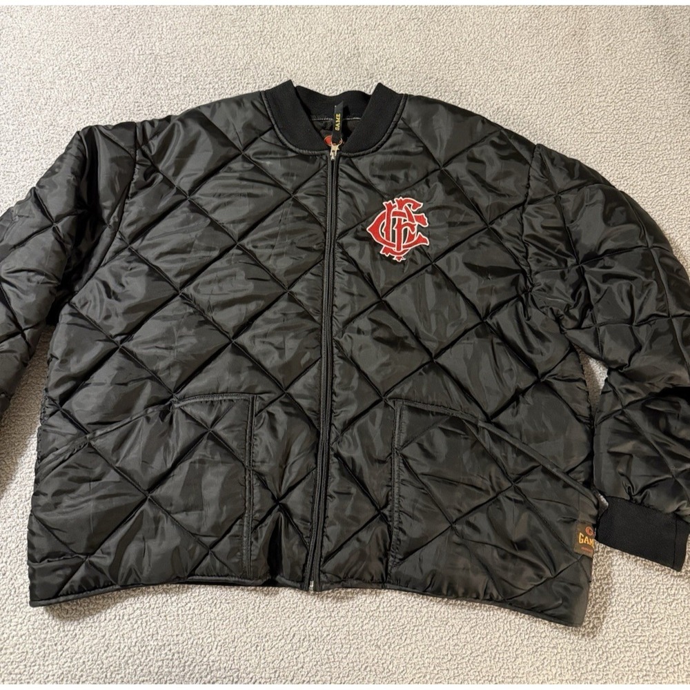 Chicago Fire Department Letter Nest Quilted Coat Game Workwear 2XL